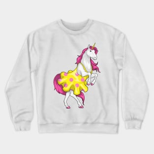 Unicorn Polka Dots Dress Crewneck Sweatshirt